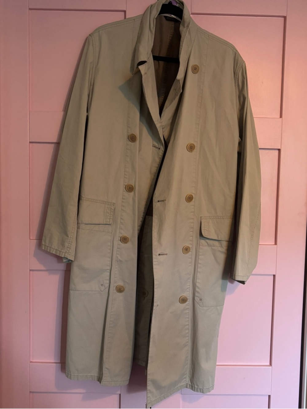 DKNY Vintage Rain Coat
Overcoat 
Cotton